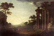 An Ideal Landscape with Classical Ruins]